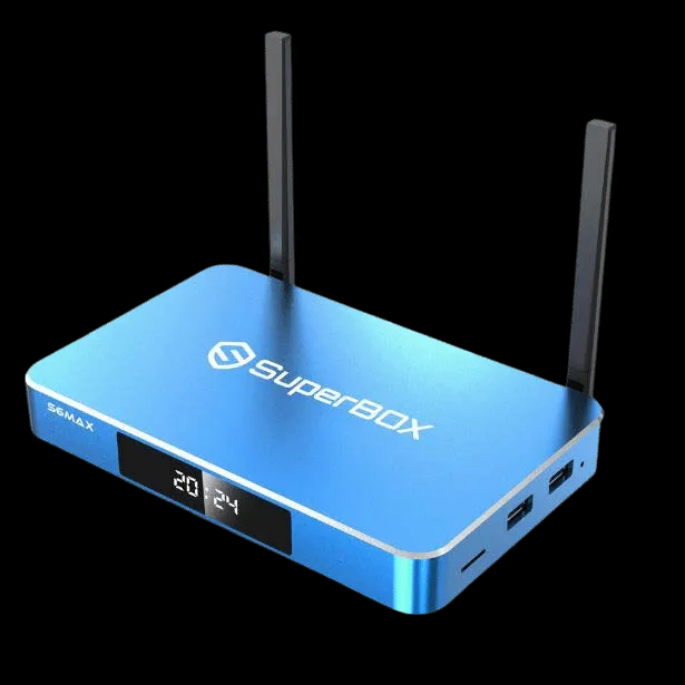 SuperBox S6 MAX Android TV Box WiFi 6 4GB 64GB